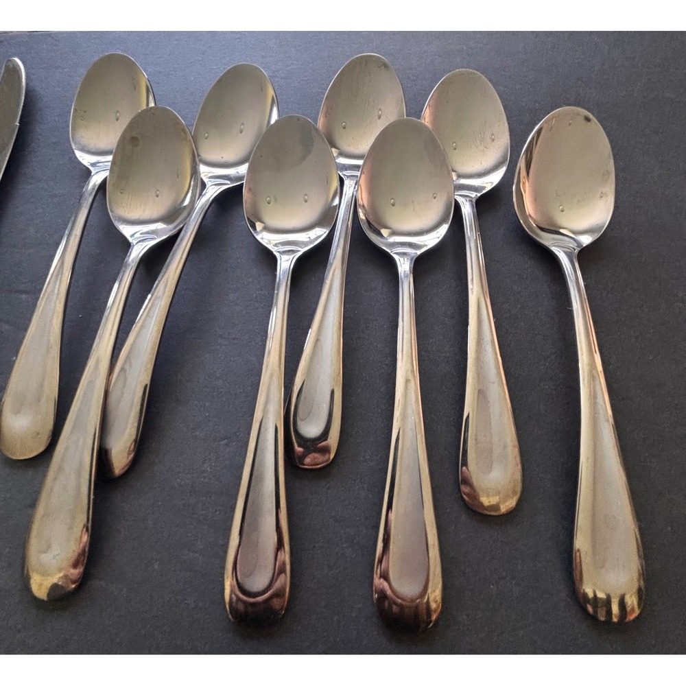 Oneida Stainless Flatware SATIN SAND DUNE 40 Pc Service for 8 Excellent - Picture 5 of 16